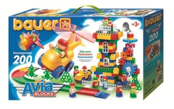 Set de construit Bauer Aeroport 200 piese 