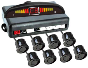Set senzori de parcare fata-spate cu 8 senzori CARGUARD SP005 