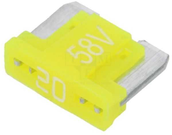Siguranta 20A 58VDC auto 11mm aliaj de staniu ESKA 341731-58V 