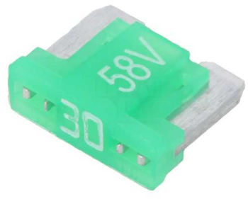 Siguranta 30A 58VDC auto 11mm aliaj de staniu ESKA 341733-58V 
