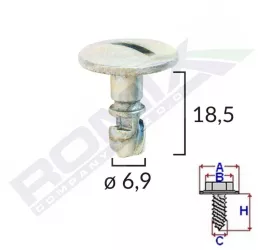 Surub Capac Motor Pentru Vw/audi/skoda 6.9X18.5Mm - Metalic Set 5 Buc 