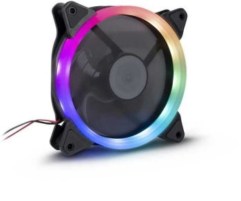 Ventilator 120x120x25mm Inter-Tech Argus iluminare RGB 900RPM 2 pini la Molex RS-051-RGB 