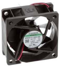 Ventilator 60x60x25 mm 12VDC lagar Vapo 4500rpm SUNON MF60251V1-1000U-A99 