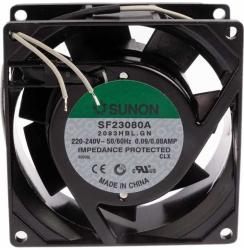 Ventilator AC axial 230VAC 80x80x38mm 31dBA SUNON SF23080A2083HSL.GN