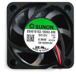 Ventilator DC axial 12VDC 40x40x10mm 11.99m3/h 23dBA 26AWG SUNON EE40101S2-1000U-999 