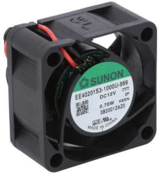Ventilator DC axial 12VDC 40x40x20mm 10.69m3/h 16.5dBA SUNON EE40201S3-1000U-999 