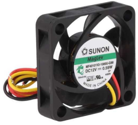 Ventilator SUNON 40x40x10 mm axial 12VDC 11.89m3/h 20.6dBA Vapo MF40101V2-1000U-G99 