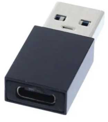 Adaptor USB-A 3.0 tata - USB-C mama negru Well ADAPT-USB3.0/USBC-WL 