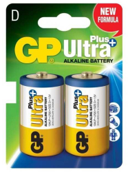 Baterii alcaline UltraPlus GP R20 D 2buc/blister GP13AUPTA21-2GSB2 