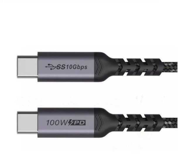 Cablu USB-C tata la USB-C tata 1m 100W 3.1 20V 5A 10Gbps 