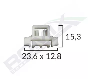 Clips Fixare Elemente Exterioare Pentru Mercedes - Alb Set 10 Buc 