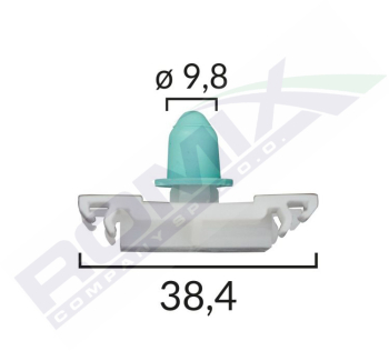 Clips Fixare Elemente Exterioare Pentru Vw - Alb Set 10 Buc 