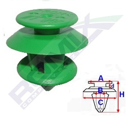 Clips Tapiterie Pentru Mercedes Benz Set 10 Buc 