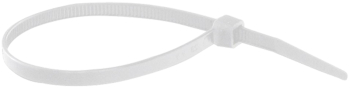 Coliere Nylon Albe Rezistente Uv 2.5X135Mm Set 100Buc - Norma 