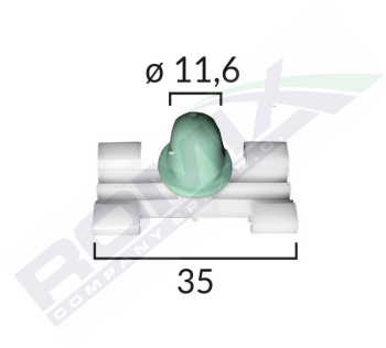 Element Fixare Bandouri Laterale Pentru Bmw 3 E46 Set 10 Buc 