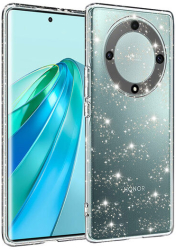 Husa pentru Honor X9a - Marmalis SparkleSkin Clear 