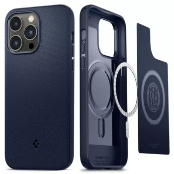 Husa pentru iPhone 14 Pro Max - Spigen Mag Armor - Navy Blue 