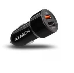 Incarcator auto Smart 5V 2.4A + QC3.0 30W negru Axagon PWC-QC5 