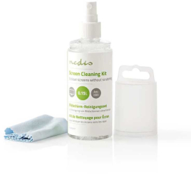 Kit pentru curatare ecrane LED /LCD /TFT 150ml fluid + Microfibra Nedis CLSN100TP 