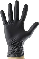 Manusi Negre De Unica Folosinta De Nitril 5Mil Marime Xl - Set 100Buc Jbm 