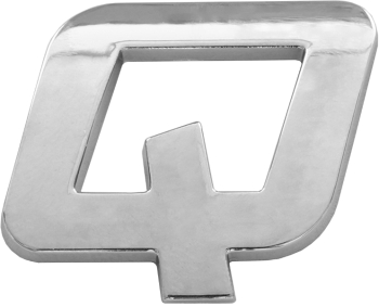 Ornament Auto 3D. Litera Q. 26 Mm. Cromat 