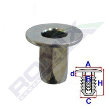 Piulita Pentru Nuturi Pentru Fiat Universal 8.8X15.8Mm Set 10Buc 