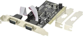 Placa extensie PC interfata PCI - chipset MCS9865 RS232 D-Sub 9pin tata x2 DIGITUS DS-33003 