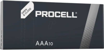 Set baterii alkaline Duracell ProCell AAA LR03 1.5V MN2400 10buc 