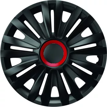Set Capace Roti 15 Negre Cu Inel Rosu Royal 