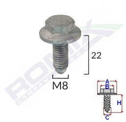 Surub Fixare Elemente Motor Pentru Grup Vag 8X22Mm Set 5 Buc 