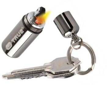 TRUE UTILITY FIRESTASH bricheta mica rezistenta la apa si breloc TU262K 
