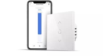 Intrerupator Meross pentru jaluzele rulouri cu WiFi cu comanda vocala si telecomanda - RESIGILAT