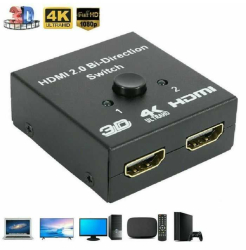 Splitter/switch adaptor HDMI bidirectional 1x 2HDMI sau 2x 1HDMI 