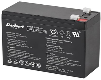 Acumulator stationar sla 12v 7ah rebel 