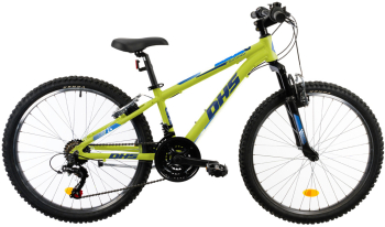Bicicleta Copii Dhs Terrana 2423 2022 - 24 Inch Verde 