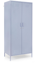 Dulap otel albastru Cambridge 80x50x185 cm 