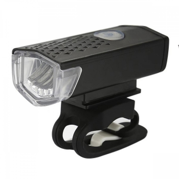 Far cu LED proiector pentru bicicletatrotineta Flippy reincarcabil cablu USB inclus 3 moduri de lumina IPX4 Negru 6.5x2.9x2.3 cm 