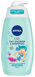 Gel de dus si Sampon Nivea Kids Mar 500 ml 