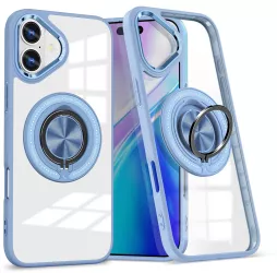 Husa de Protectie TPU Flippy pentru iPhone 16 Pro Anticadere cu Incarcare Wireless Tehnologie Magsafe Inel Magnetic Rotativ cu Functie de 