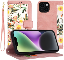 Husa pentru iPhone 14 - Techsuit FlipCraft - Sweetheart Pink 