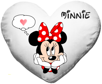 Perna Minnie mouse love inima 