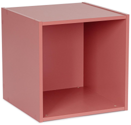 Raft lemn mdf roz 35x35x35 cm 