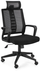Scaun birou negru Roman 62x55.5x114.5/124.5 cm 