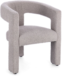 Scaun textil gri Arabella 64x56x75 cm 