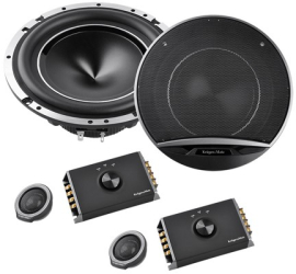 Set difuzoare auto 6.5 inch tweetere filtre k&m 