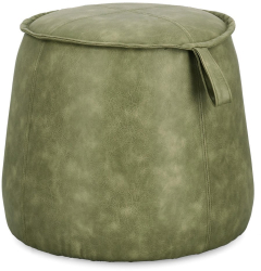 Taburet mdf piele ecologica verde Rudina 52x44 cm 