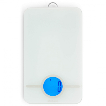Cantar de bucatarie Brabantia Tasty+ 1001252 pana la 5 kg 3x baterii AAA TARE display LCD gri deschis 