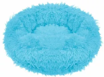 Culcus moale pentru caine/pisica albastru 70 cm 