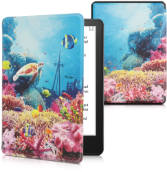 Husa pentru Amazon Kindle Paperwhite 11 Kwmobile Multicolor Piele ecologica 56256.22 