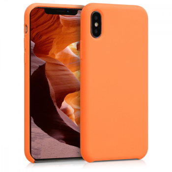 Husa pentru Apple iPhone X / iPhone XS Silicon Portocaliu 42495.150 